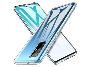 Etui Samsung S20 Plus silikonowe przezroczyste Crystal Case