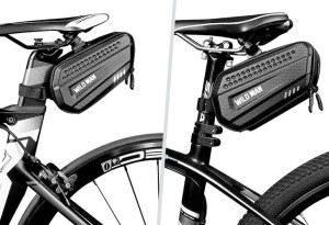 Etui torba sakwa na rower uchwyt rowerowy Wildman Bag ES7 1,2l Czarny