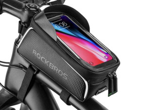 Etui torba uchwyt rowerowy RockBros 017-1BK sakwa na rower na ramę  Czarne