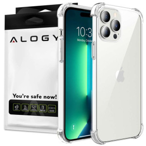 Etui pancerne ShockProof Alogy do Apple iPhone 14 Pro Przezroczyste