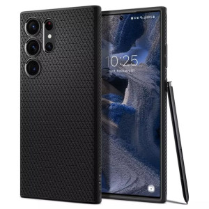 Etui na telefon Spigen Liquid Air do Samsung Galaxy S23 Ultra Matte Black