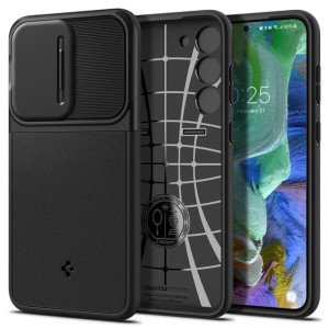 Etui na telefon Spigen Optik Armor do Samsung Galaxy S23+ Plus Black