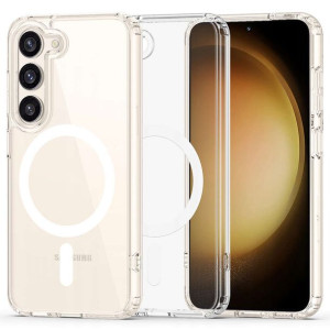 Etui Flexair Hybrid do MagSafe do Galaxy S23+ Plus clear