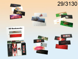Zakładka do książki z obrazkiem 3D