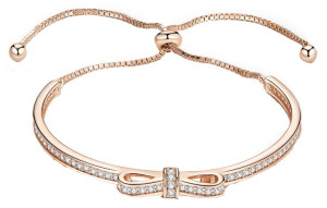 Bransoletka - Kokardka rose gold
