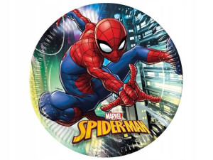 Talerzyki papierowe Spiderman Spidermen