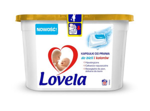 Lovela Kapsułki do prania ubranek niemowlęcych i dziecięcych 12szt