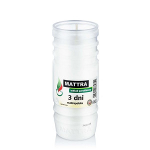 14cm Wkład parafinowy do zniczy MATTRA 3 dni P5