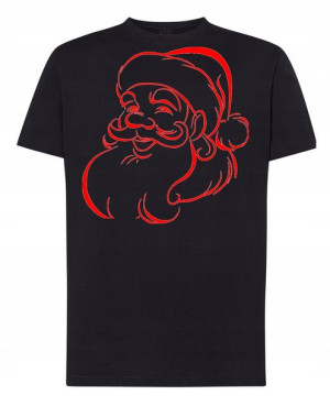T-Shirt świąteczny nadruk Mikołaj R.XS