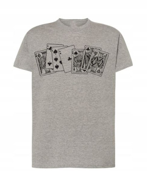 T-Shirt Talia Kart Poker Texas Hold’em R.L