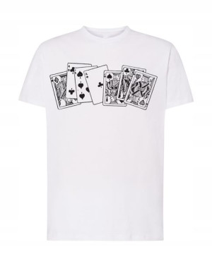 T-Shirt Talia Kart Poker Texas Hold’em R.S