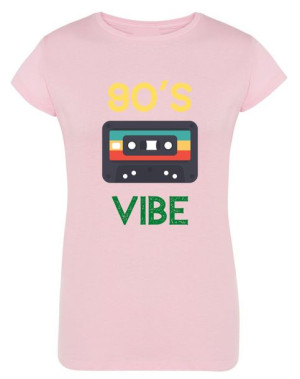 T-Shirt VINTAGE nadruk 90s VIBE Rozm.L