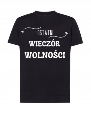 T-Shirt wieczór kawalerski ostatni wieczór R.M