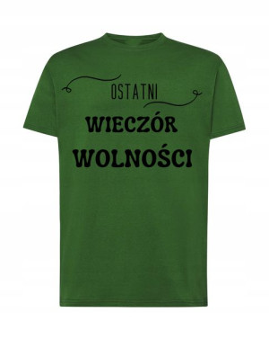 T-Shirt wieczór kawalerski ostatni wieczór R.XL