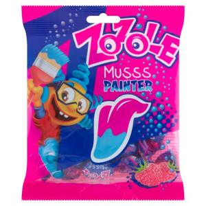 Zozole Musss Painter Cukierki barwiące język o smaku malinowym 75 g