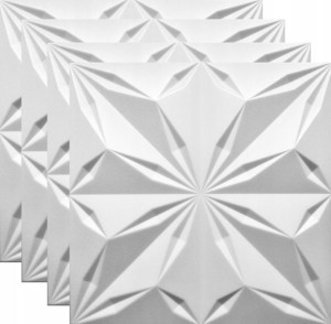 Panele Ścienne Kasetony 3d Star Zestaw 1m2 Dekor