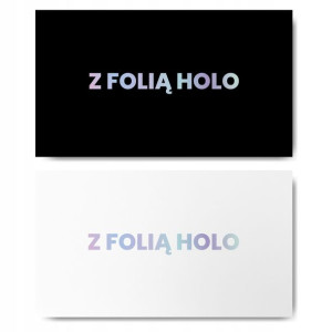 Wizytówki firmowe Folia Holograficzna 1000 sztuk