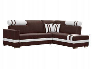 Stylowy Narożnik Beżowy 255cm do Spania INARI