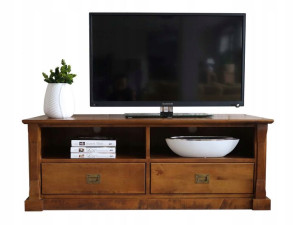 Szafka RTV Vintage Klasyczna z Litego Drewna