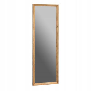 Wysokie Lustro do Przedpokoju Drewniana 40x120