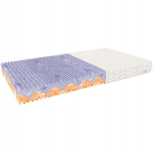 Wysoki Materac Piankowy 21CM 160x200 7 STREFOWY CE