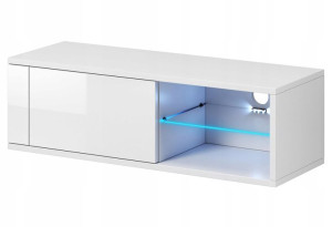 Szafka RTV ze szklaną półką Best LED