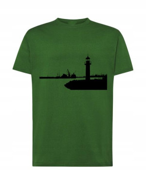 T-Shirt żeglarski nadruk latarnia morska Rozm.3XL