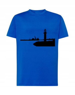 T-Shirt żeglarski nadruk latarnia morska Rozm.4XL