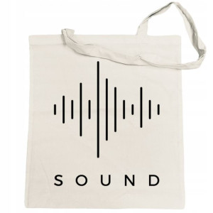 Torba na zakupy nadruk art line SOUND