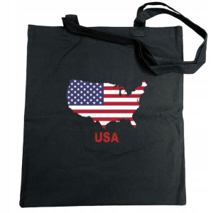 Torba na zakupy nadruk flaga USA