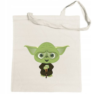 Torba na zakupy nadruk fun art YODA