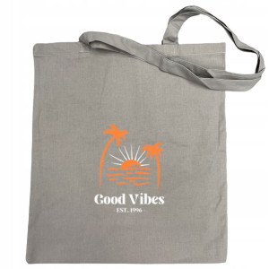 Torba na zakupy nadruk LATO PALMY Good Vibes