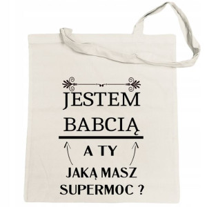 Torba na zakupy nadruk maska gazowa