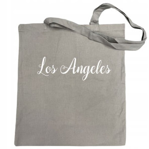 Torba na zakupy nadruk napis Los Angeles