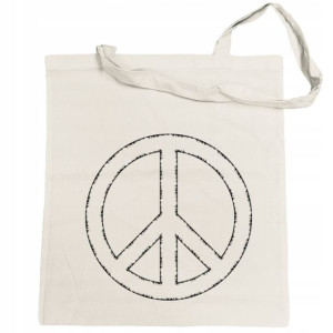 Torba na zakupy nadruk Pokój Znak Peace