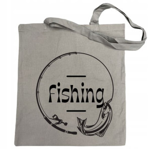 Torba na zakupy nadruk WĘDKOWANIE FISHING