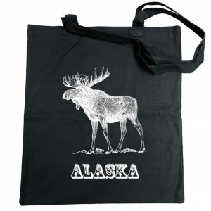 Torba na zakupy nadruk Łoś ALASKA