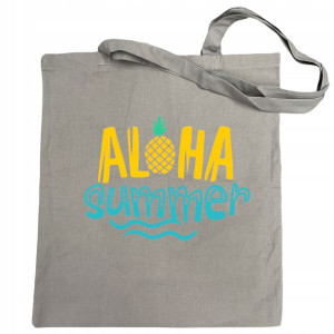 Torba na zakupy wakacyjny nadruk Aloha Summer