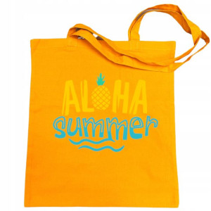 Torba na zakupy wakacyjny nadruk Aloha Summer