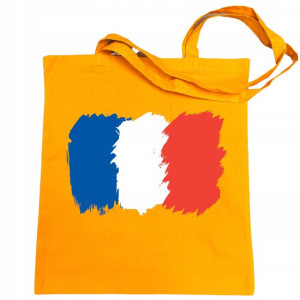 Torba Zakupowa Francja Flaga Modna
