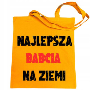 Torba zakupy nadruk Dzień Babci Najlepsza Babcia