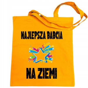 Torba zakupy nadruk Dzień Babci Najlepsza Babcia
