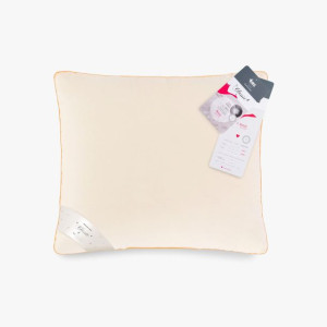 AMZ Poduszka Puchowa 50x60 PUCH GĘSI 70% Kremowa