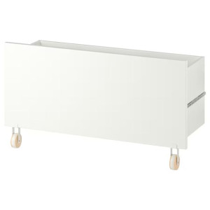 IKEA BILLY Szuflada biały/z kółkami 80x28x43 cm