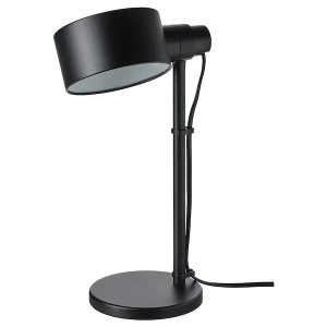 IKEA LOVMANAD Lampa biurkowa czarny