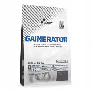 Gainerator 1000g Węgle Bcaa Mct Waniliowy
