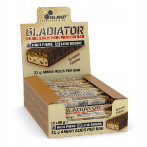Gladiator Baton Protein Wpc Brownie 15x60g
