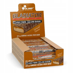 Gladiator Baton Wysokobiałkowy Wpc 15 X60g Karmel