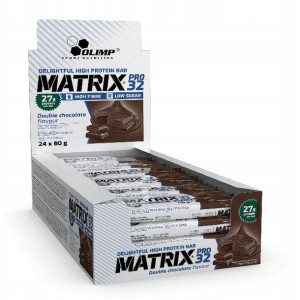 MATRIX PRO 32 BATON BIAŁKOWY 24 x 80g Czekolada