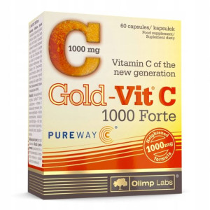 Gold-vit C 1000 Forte Kapsułek Witamina C 60 Cabs